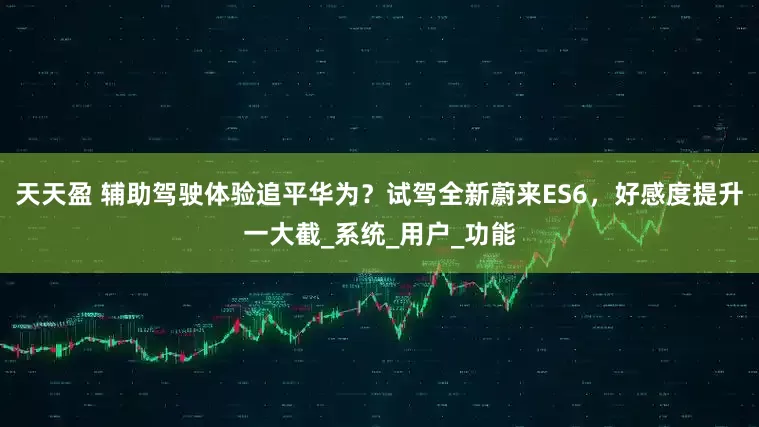 天天盈 辅助驾驶体验追平华为？试驾全新蔚来ES6，好感度提升一大截_系统_用户_功能